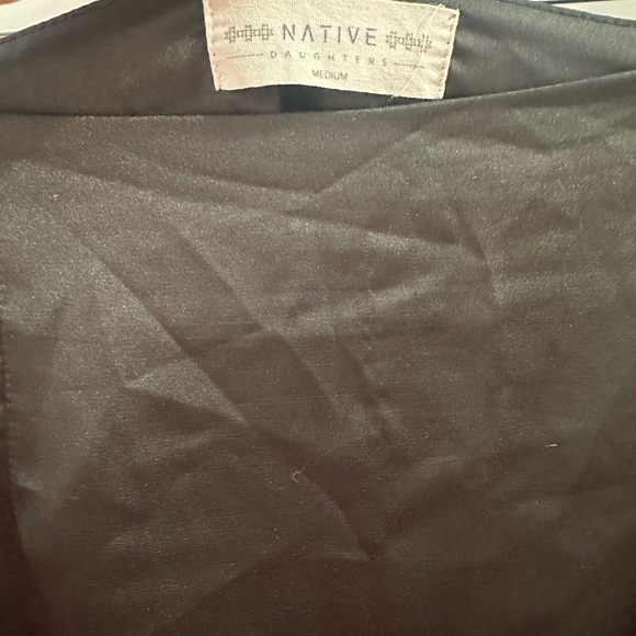 Black Mini Drawstring Skirt - Picture 6 of 7